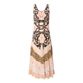 Desert Loom Lace Trim Dress