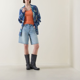 Jimi Bandana Print Wrap Cardigan