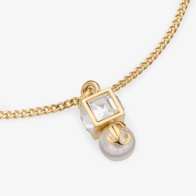 JC Pearl Cube Chain Bracelet