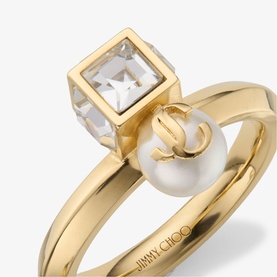 JC Pearl Cube Ring
