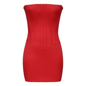 Laila Hourglass Off The Shoulder Mini Dress