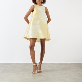 Floral Print Mini Shift Dress