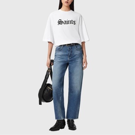 Saint Amelie Oversized Logo T-Shirt