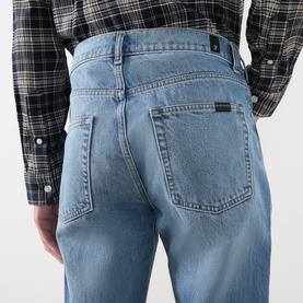 Easy High-Rise Straight Leg Jeans