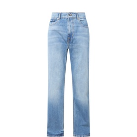 Easy High-Rise Straight Leg Jeans