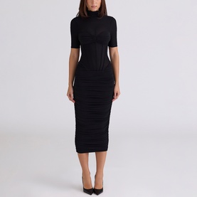Sorrel Semi Sheer Panelled Dress