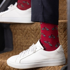 Motorbikes Print Socks
