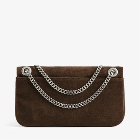 Rock II Suede Clutch