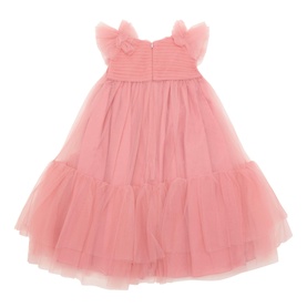 Tulle Ruffle Flared Dress