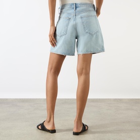 Dame High-Rise Denim Shorts