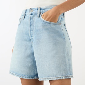Dame High-Rise Denim Shorts