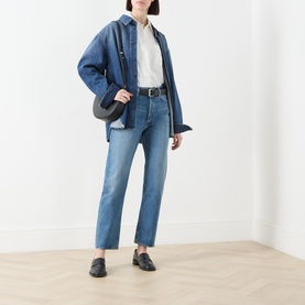 90s Pinch Waist High-Rise Straight Leg Jeans