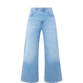 Lyra High-Rise Wide Leg Cropped Jeans