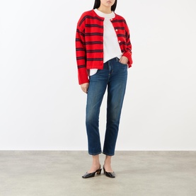 Celestia High-Rise Cropped Slim Leg Jeans