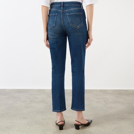 Celestia High-Rise Cropped Slim Leg Jeans