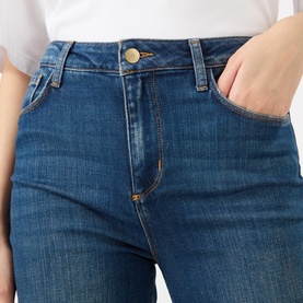 Celestia High-Rise Cropped Slim Leg Jeans