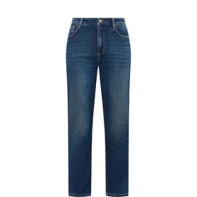 Celestia High-Rise Cropped Slim Leg Jeans