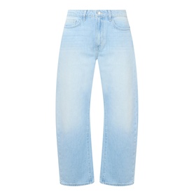 Mallis High-Rise Bow Wide Leg Jeans
