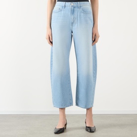 Mallis High-Rise Bow Wide Leg Jeans