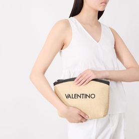 Maiam Logo Raffia Pouch