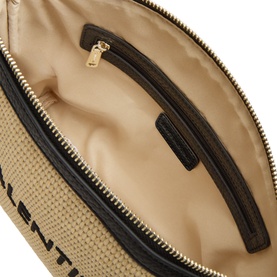 Maiam Logo Raffia Pouch