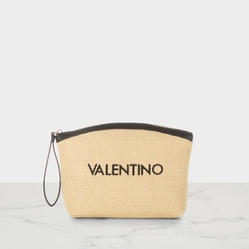 Maiam Logo Raffia Pouch