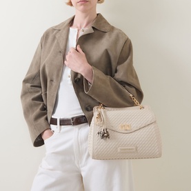 Gea Logo Woven Satchel