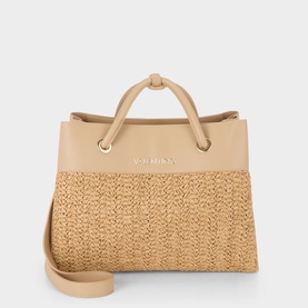 Alexia Raffia Top Handle Bag