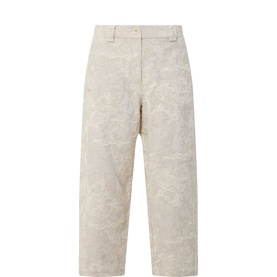 Paelith Embroidered Straight Leg Trousers