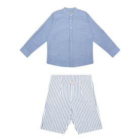 Shirt & Bermuda Shorts Two-Piece Set