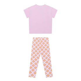 T-Shirt & Printed Leggings Two-Piece Set