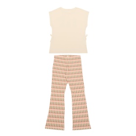 Floral T-Shirt & Leggings Two-Piece Set