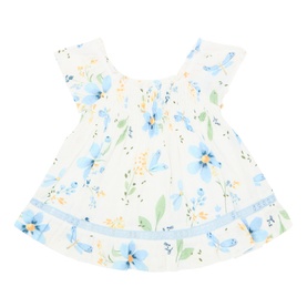Floral Shirred Dress