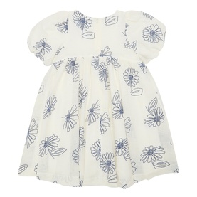 Rustic Floral Print Dress