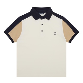 Logo Colourblock Polo Shirt