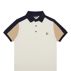 Logo Colourblock Polo Shirt