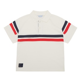 Stripe Badge Polo Shirt