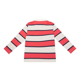 Striped Rugby Polo Shirt