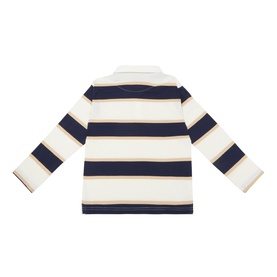 Striped Rugby Polo Shirt
