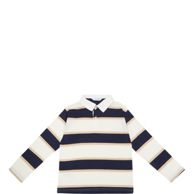 Striped Rugby Polo Shirt
