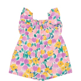 Floral Print Romper