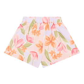 Floral Pleated Shorts
