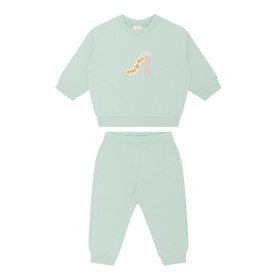 Classic Slide Sweatshirt & Sweatpants Two-Piece Set