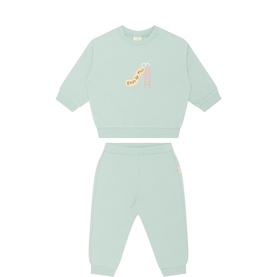 Classic Slide Sweatshirt & Sweatpants Two-Piece Set