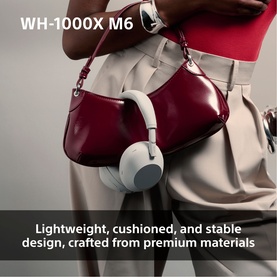 WH1000 Mark 6 Noise Cancelling Bluetooth Over Ear Headphones Midnight Blue