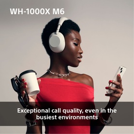 WH1000 Mark 6 Noise Cancelling Bluetooth Over Ear Headphones Midnight Blue