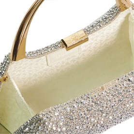 Beamings Embellished Top Handle Bag