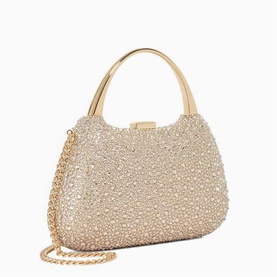 Beamings Embellished Top Handle Bag