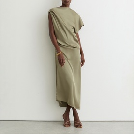 Kenzie Asymmetric Draped Dress
