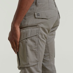 Rovic Zip 3D Low-Rise Tapered Trousers